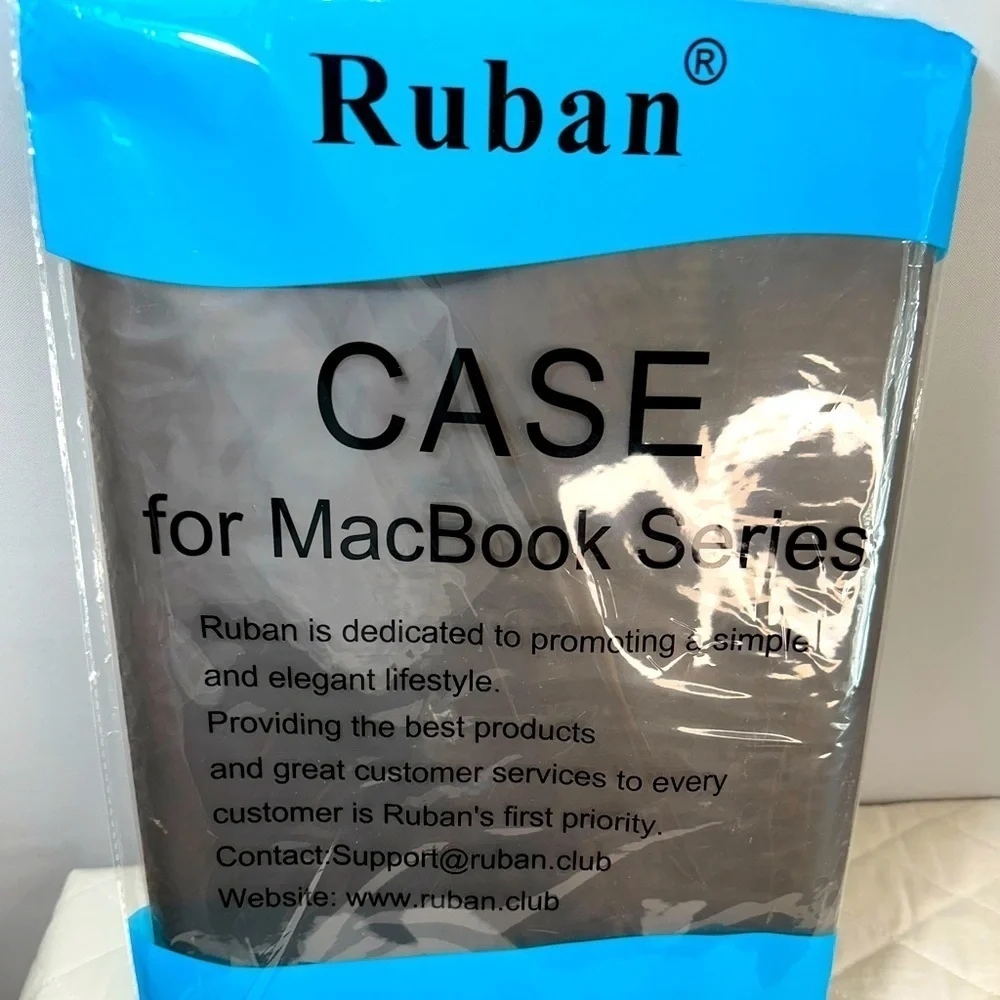 RUBAN Case For MacBook Pro 15 inch HardShell Plastic Guard Keypad Cover